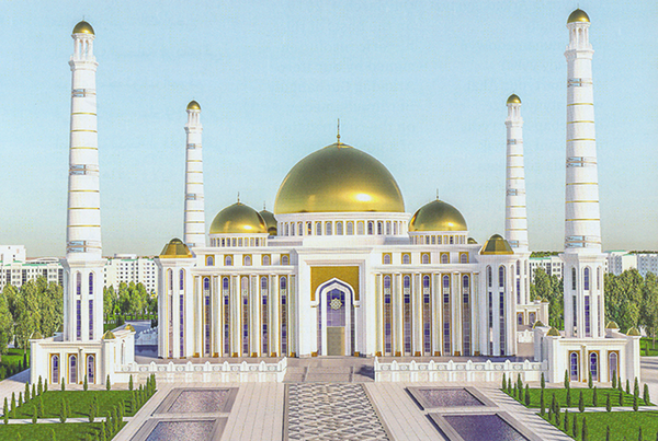 Discover the Magnificence of the Ahal Mosque: A Marvel of White Marble from MarbleRoyal.com